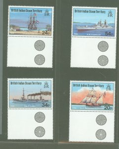 British Indian Ocean Territory #115-118  Single (Complete Set)