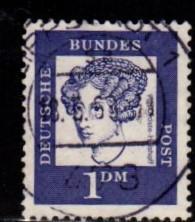 Germany - #838 Annette von Droste-Hulshoft - Used