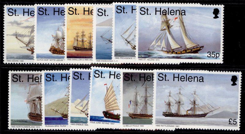 ST. HELENA QEII SG766-777, 1998 maritime heritage set, NH MINT. Cat £50.