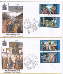 2000 - VATICAN - Scott #1156-1159  - FDC