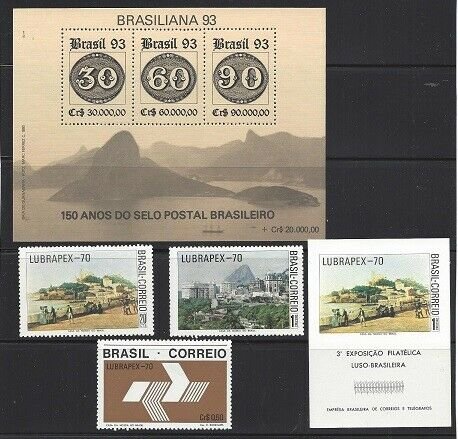 Brazil 1176-1179 and 2413A 