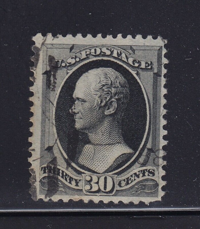 154 VF used neat light cancel with nice color cv $ 275 ! see pic !