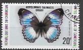 Set of 3 stamps - 644 - 646 featuring Beautiful Butterflies