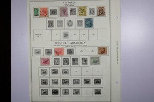 Australian States and Area Small Collection On Pages - E40