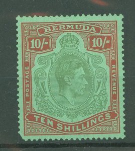 Bermuda #126a Mint (NH) Single (King)