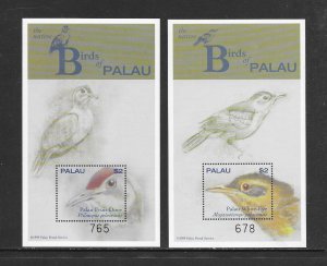 BIRDS - PALAU #555-6 SS  MNH