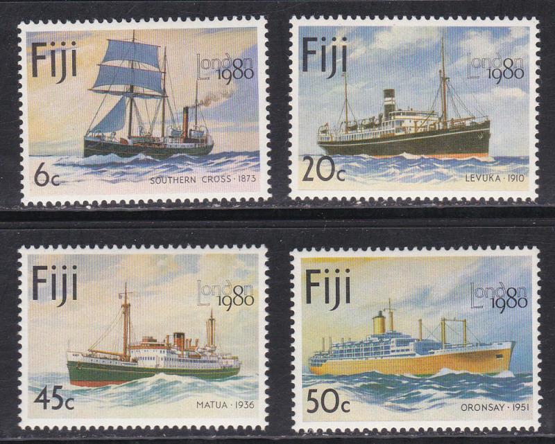 Fiji # 426-429, Ships, Mint NH