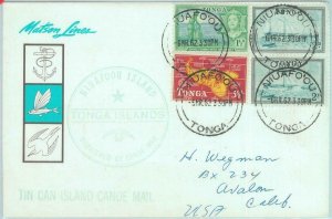 89196 - TONGA - POSTAL HISTORY - COVER to USA 1962  PAQUEBOT Mail  FISHING