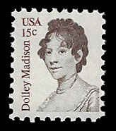 U.S. #1822 MNH; 15c Dolley Madison (1980) (2)