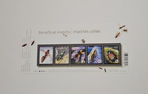 Canada 2010 Beneficial Insects #2410a Sheet of 5