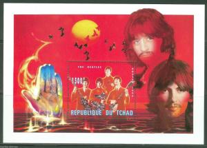 CHAD THE BEATLES  JOHN, PAUL, GEORGE  & RINGO  S/S SCOTT#724J   MINT NH