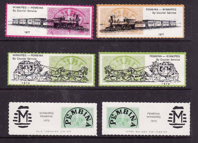 Canada-USA cinderellas produced by Kasimir Bileski [id10] for his local post se