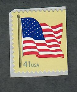 4191 First Class Flag MNH single from booklet