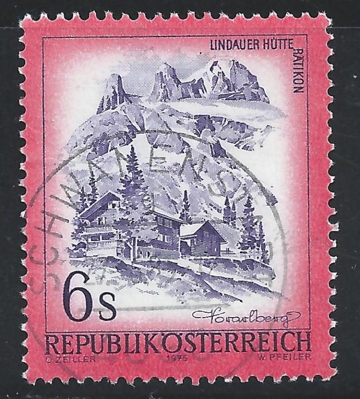 Austria #967 6s Lindauer Hut, Vorarlberg