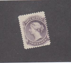 NOVA SCOTIA # 9 F-MH 2cts  Q/VICTORIA LILAC  CAT VALUE $15