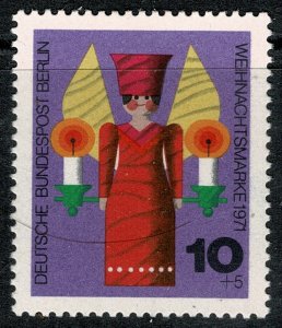 GERMANY BERLIN 1971 CHRISTMAS STAMP MINT (NH) SG B411 P.14 SUPERB