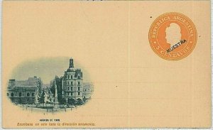 37368 - ARGENTINA - POSTAL HISTORY - PICTURE STATIONERY  Specimen MUESTRA