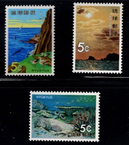 RYUKYU Scott 204-206 MNH**  Stamp  set