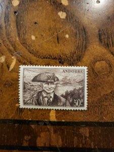 Stamps French Andorra Scott #104 nh