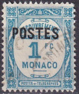 Monaco #141 F-VF Used CV $7.75 (Z4340)