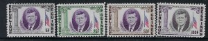 Guinea 325-27; C56 MNH 1964 John F Kennedy (an3395)