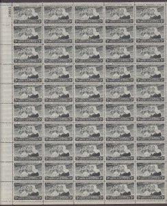 US, 956, IMMORTAL CHAPLAINS, FULL SHEET OF 50, MINT NH, 1940'S COLLECTION