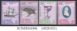 GILBERT ISLANDS - 1979 CAPTAIN COOK'S VOYAGES / SHIPS TURTLE - 4V MNH