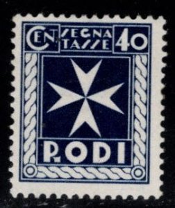 ITALY Offices in Rhodes, Rodi Scott J5 MH* Postage Due stamp