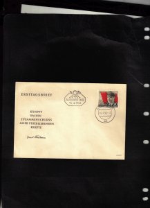 Germany DDR 1956 FDC Mi 520A - Ernst Thalmann