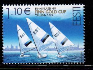 Estonia Sc 736 2013 Sailing Championships stamp mint NH