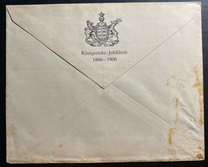 Mint Germany Postal Stationery Government Jubilee Red 1806-1906