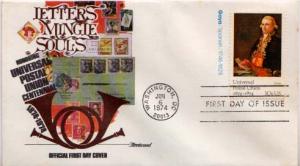 United States, First Day Cover, U.P.U. Universal Postal Union, Art