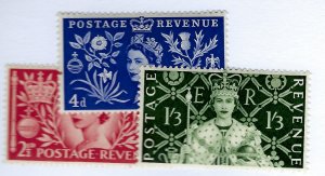 Great Britain SC#313-315 MNH F-VF...Worth a close look!