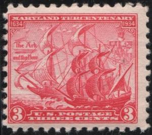 SC#736 3¢ Maryland Tricentennial (1934) MNH