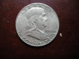 50 Cent Franklin, 1960P Uncirculated