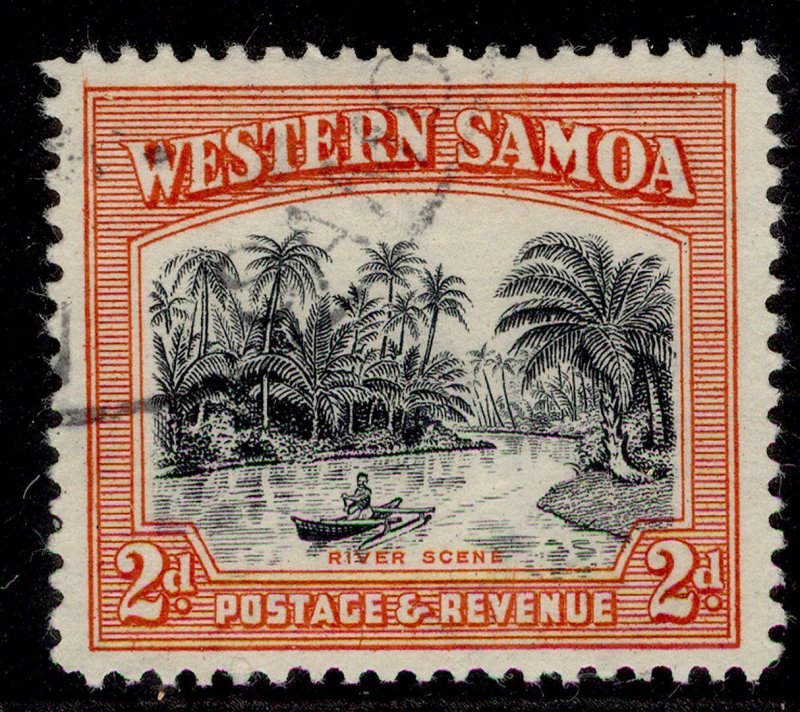 SAMOA GVI SG202, 2d black & orange, FINE USED.