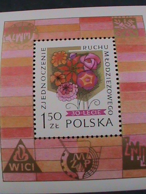 ​POLAND 1978 SC# 2273 30TH ANNIVERSARY OF POLISH YOUTH MOVEMENT MNH S/S SHEET