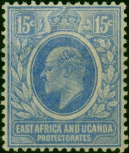 East Africa KUT 1907 15c Bright Blue SG39 Fine Used