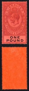 Gibraltar SG85 One Pound Dull Purple and Black/Red M/M Cat 140 pounds