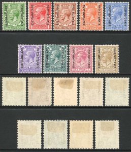 Bechuanaland SG73/82 1913-24 KGV Set of 9 Wmk Simple Cypher M/M