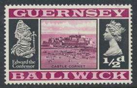 Guernsey  SG 13  SC# 8   Mint Light hinge trace  1969 Definitive  see details