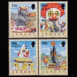 JERSEY 2002 - Scott# 1020-3 Europa-Circus Set of 4 NH