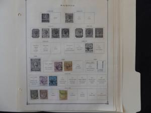 Mauritius 1900-1969  Mint/Used  Stamp Collection Scott Intl Album Pages