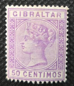 Gibraltar 1889-95 #34 MH SCV $3.75