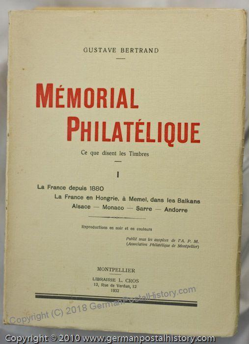 Bertrand Memorial Philatelique Volumes I-IV 42409