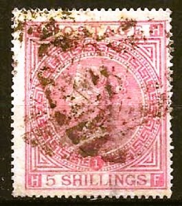 Great Britain 57 5-Shilling Victoria Hi Value CV$600