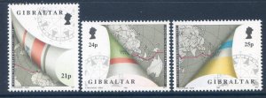 1992 Gibraltar Yaught Rally Set SG678/680 Unmounted Mint