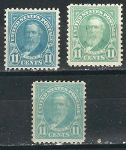 US 692 Shades MNH F/VF 1931 SCV $11.25