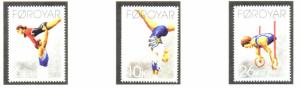 Faroe Islands Sc 514-16 2009 Gymnastics Club stamp set mint NH