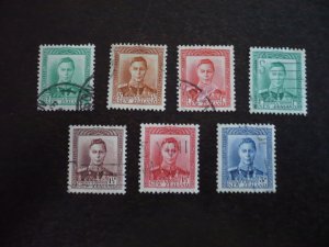 Stamps - New Zealand - Scott# 226-228C - Used Set of 7 Stamps